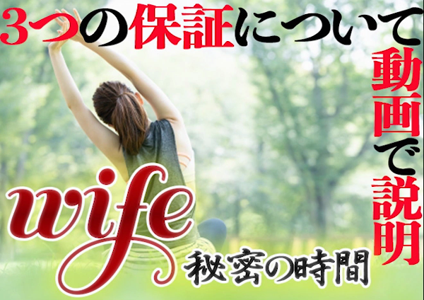 Wife~秘密の時間のお仕事解説動画