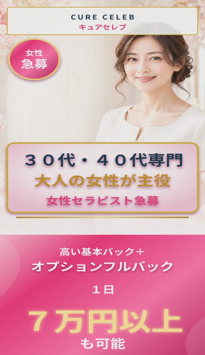 Cure Celeb(キュアセレブ)のお仕事解説動画